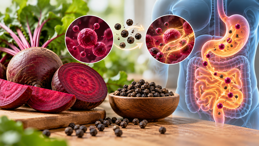 Editorial illustration for Does Black Pepper Help Absorb Beet Root?