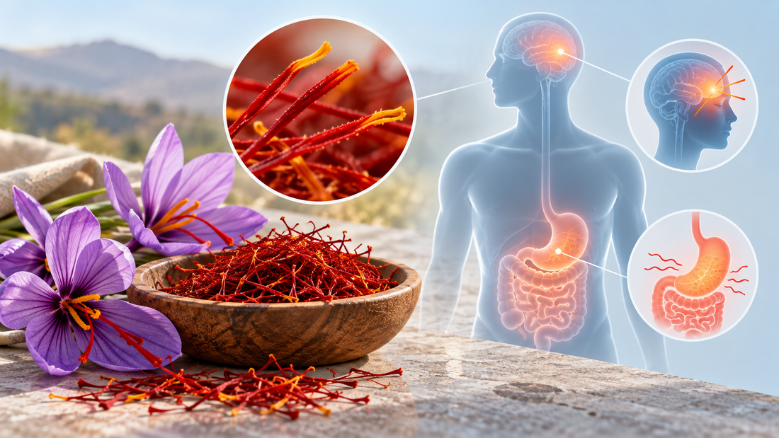 Editorial illustration for What Side Effects Did Saffron Trials Report?