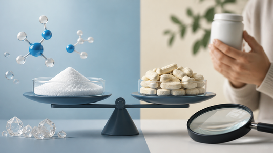 Editorial illustration for Elemental Magnesium vs Magnesium Compound Weight: How to Read the Label