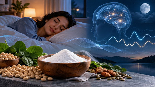 Editorial illustration for Glycine Before Bed: What Sleep Studies Measured