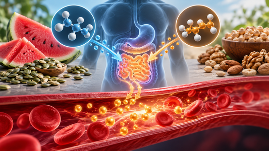 Editorial illustration for Why Does L-Citrulline Raise Blood Arginine More Than L-Arginine?