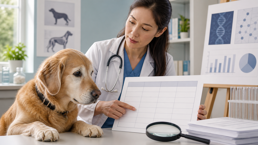 Editorial illustration for Canine Eye-Support Research vs Product Claims: Questions for Your Veterinarian