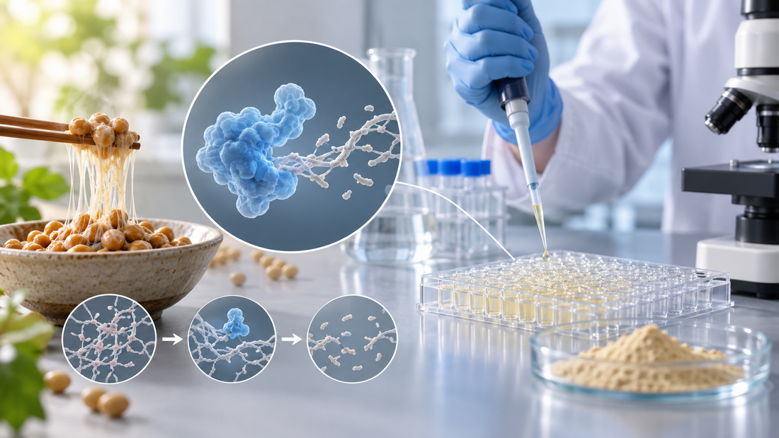 Editorial illustration for How Does a Lab Test Measure Nattokinase Activity?