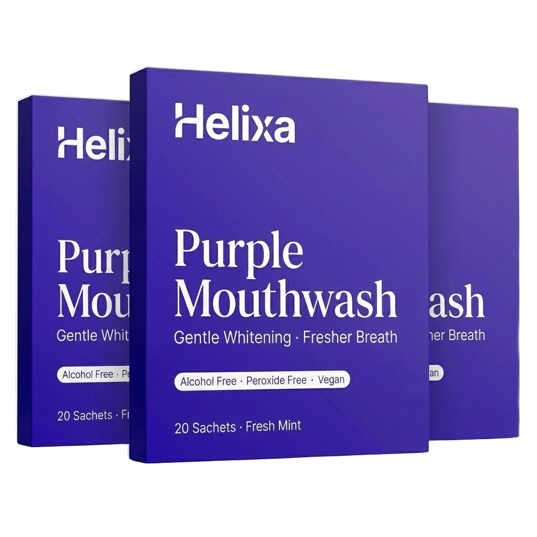 Buy 2 get 1 free - 3 boxes Helixa Purple Mouthwash