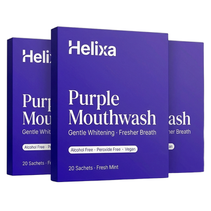 Buy 2 get 1 free - 3 boxes Helixa Purple Mouthwash
