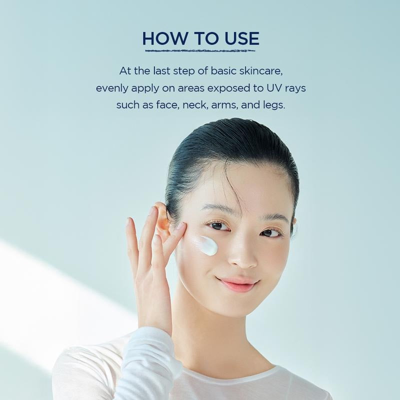 Applying the sun serum as the last step of morning skincare
