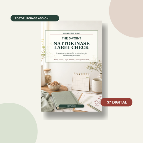 The 5-Point Nattokinase Label Check digital guide