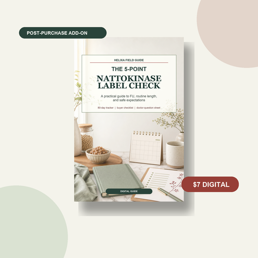 The 5-Point Nattokinase Label Check digital guide