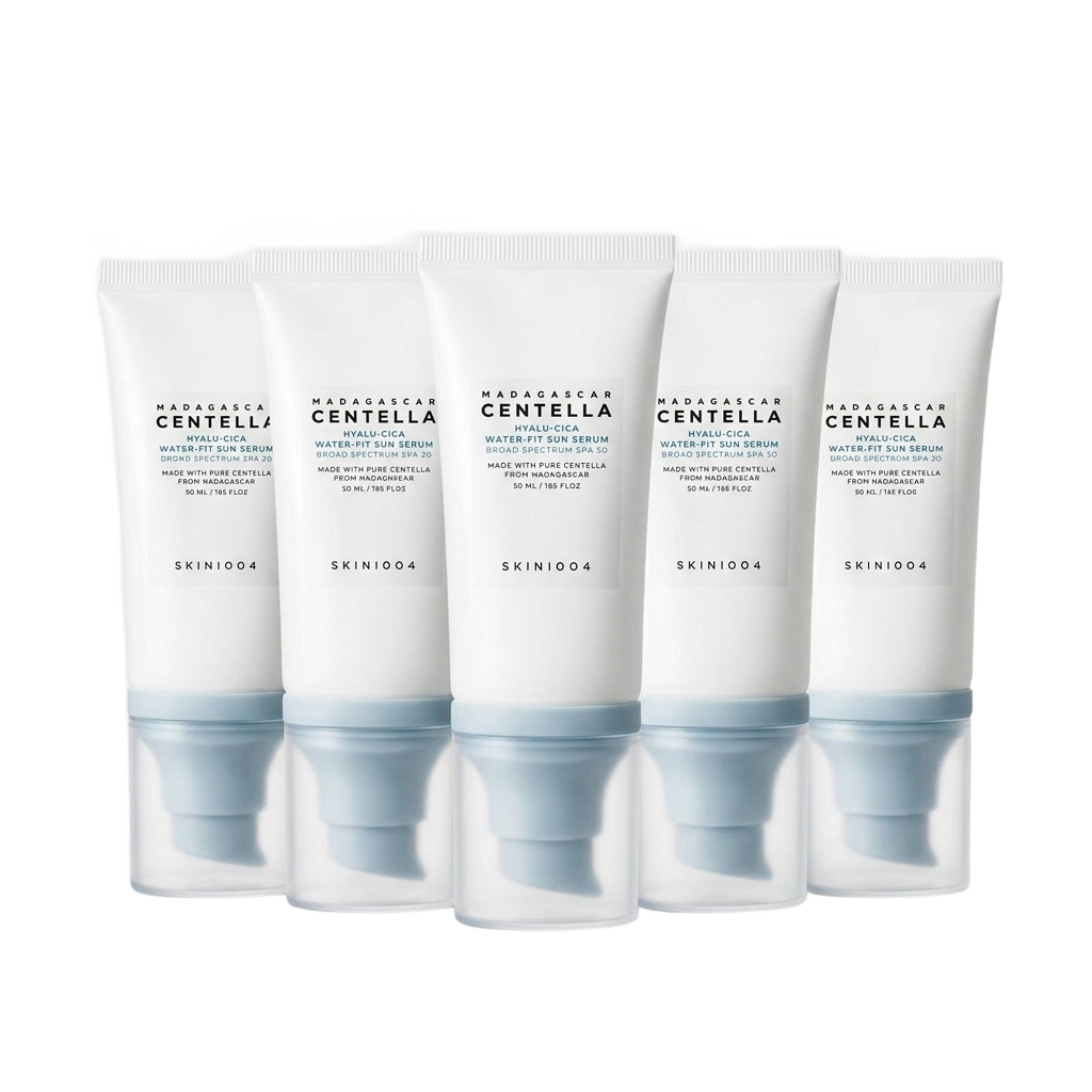 Korean Glow Sun Serum SPF 50 — 5 tubes bundle (Buy 3 Get 2 Free)