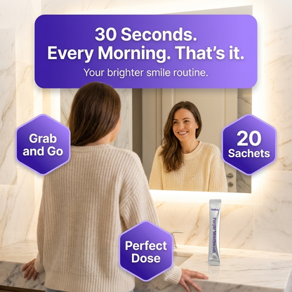 30 seconds every morning - the Helixa brighter smile routine