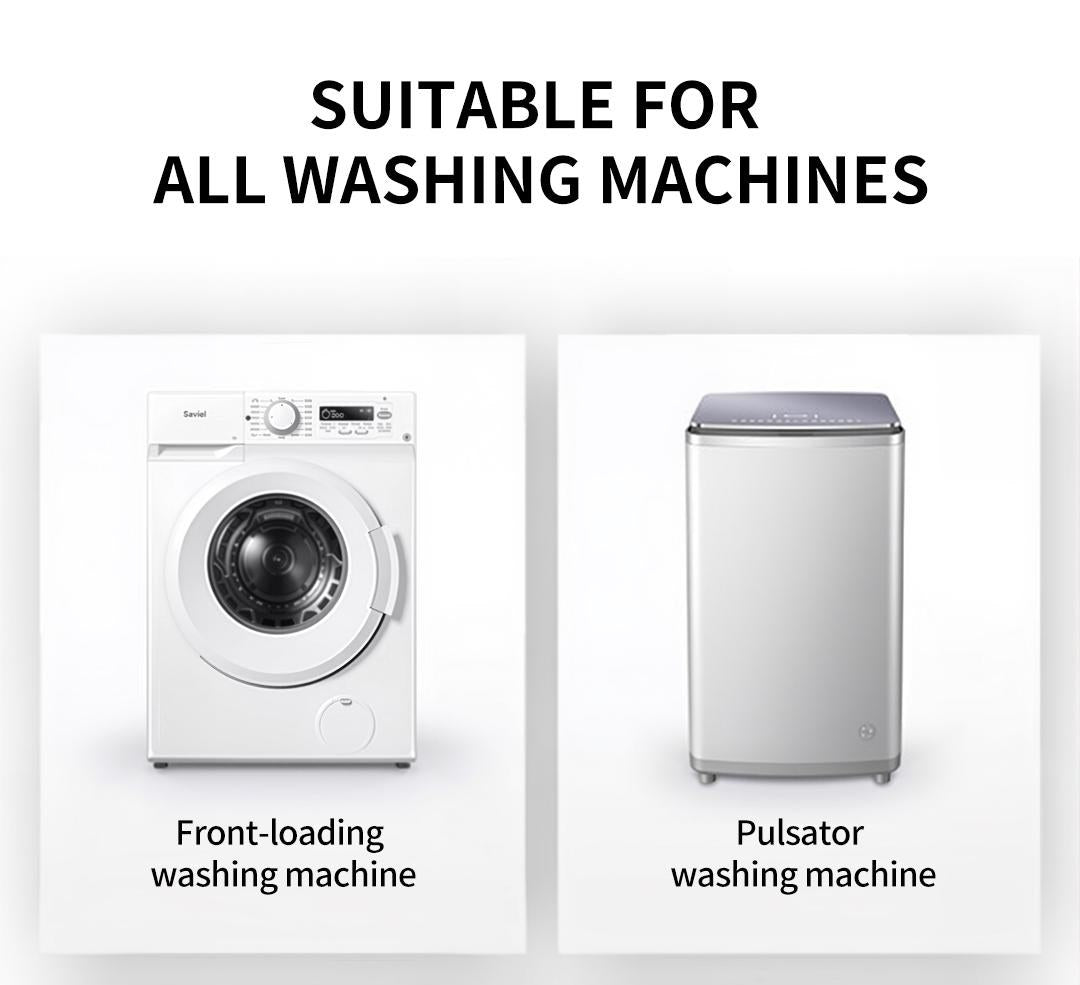 Suitable for front-loading, top-loading, pulsator and HE washing machines
