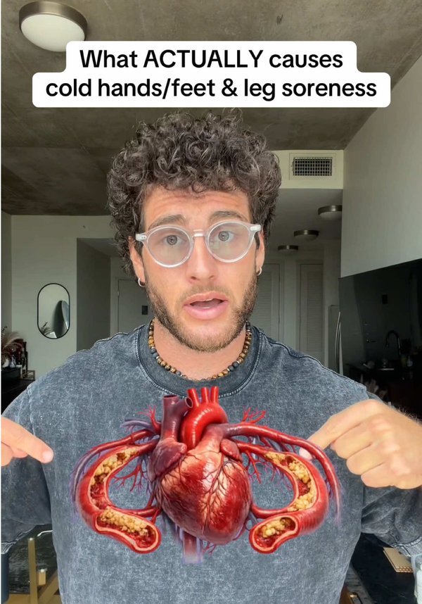 Creator talking about cold hands, cold feet and circulation